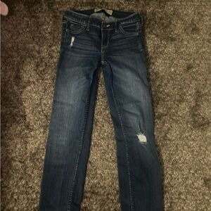 Hollister Women's Dark Blue Skinny Jeans